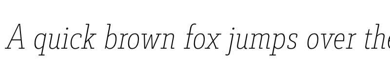 Preview of FONTSPRING DEMO - Decour Cnd Thin Italic font