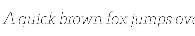 Preview of FONTSPRING DEMO - Decour Soft Thin Italic Regular font