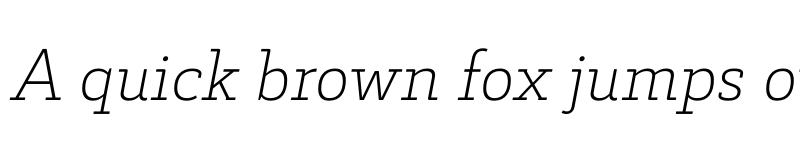 Preview of FONTSPRING DEMO - Decour Ultralight Italic font