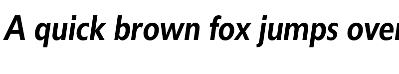 Preview of FONTSPRING DEMO - DelargoDTCond SemiBold Italic font