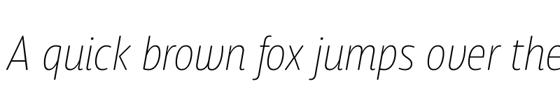 Preview of FONTSPRING DEMO - Delfino UltraLight Italic font