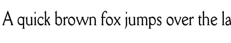 Preview of FONTSPRING DEMO - Della Robbia Cond Regular font