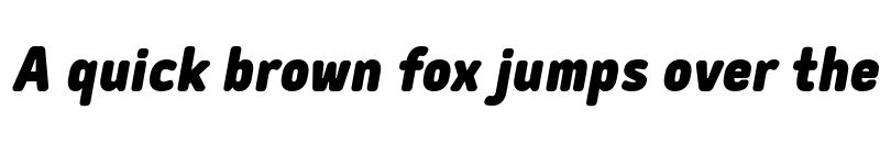 Preview of FONTSPRING DEMO - Delm Black Italic font