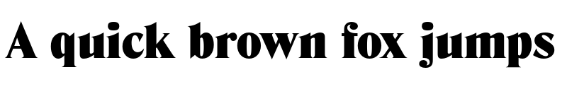 Preview of FONTSPRING DEMO - Denver Serial Black Regular font