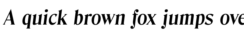 Preview of FONTSPRING DEMO - Denver Serial Bold Italic font