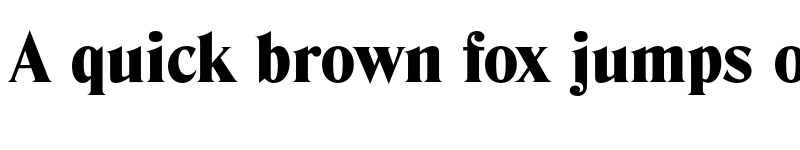 Preview of FONTSPRING DEMO - Denver Serial Heavy Regular font