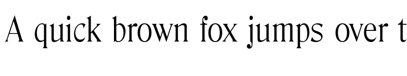 Preview of FONTSPRING DEMO - Denver Serial Light Regular font