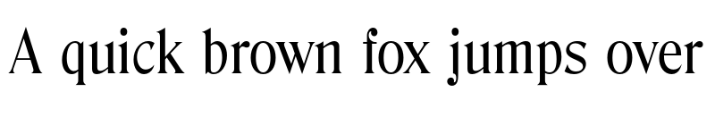 Preview of FONTSPRING DEMO - Denver Serial Regular font