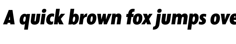 Preview of FONTSPRING DEMO - Departura Black Italic font