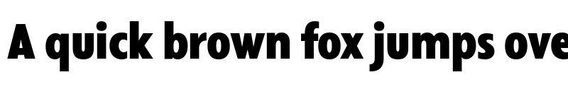 Preview of FONTSPRING DEMO - Departura Black Regular font