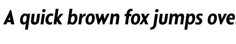 Preview of FONTSPRING DEMO - Departura Bold Italic font