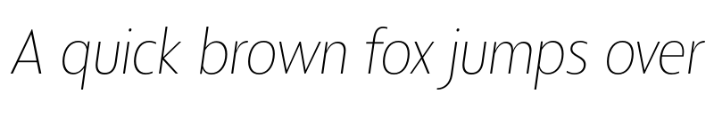 Preview of FONTSPRING DEMO - Departura ExtLt Italic font
