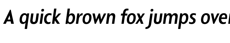 Preview of FONTSPRING DEMO - Departura SemBd Italic font