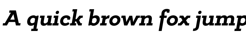 Preview of FONTSPRING DEMO - Deposit Pro ExBd Italic font