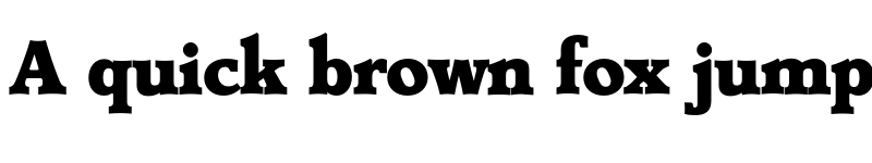 Preview of FONTSPRING DEMO - Derringer Serial Heavy Regular font