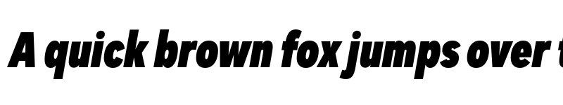 Preview of FONTSPRING DEMO - Dexa Pro Cn Black Italic font