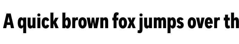 Preview of FONTSPRING DEMO - Dexa Pro Cn Bold font