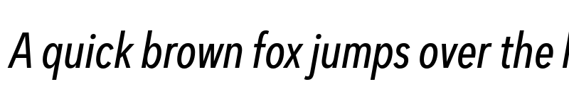 Preview of FONTSPRING DEMO - Dexa Pro Cn Italic font