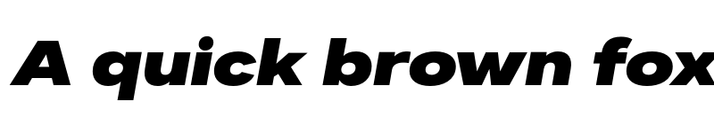 Preview of FONTSPRING DEMO - Dexa Pro Ex Black Italic font