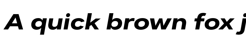 Preview of FONTSPRING DEMO - Dexa Pro Ex Bold Italic font