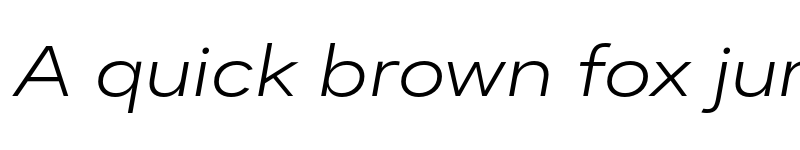 Preview of FONTSPRING DEMO - Dexa Pro Ex Light Italic font