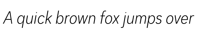 Preview of FONTSPRING DEMO - Dexa Pro Nr ExtLt Italic font