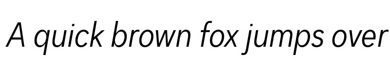 Preview of FONTSPRING DEMO - Dexa Pro Nr Light Italic font