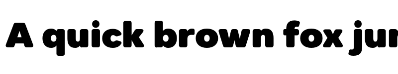 Preview of FONTSPRING DEMO - Dexa Round Black Regular font