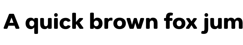 Preview of FONTSPRING DEMO - Dexa Round Bold font