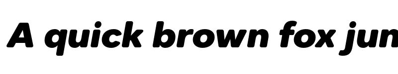 Preview of FONTSPRING DEMO - Dexa Round ExtBd Ita Italic font