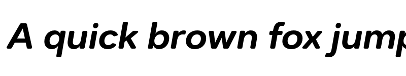 Preview of FONTSPRING DEMO - Dexa Round SemBd Ita Italic font