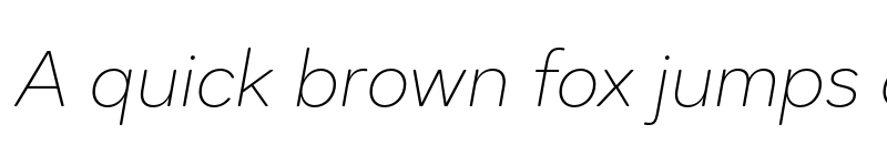 Preview of FONTSPRING DEMO - Dexa Round Thin Ita Italic font