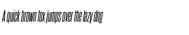 Preview of FONTSPRING DEMO - Dharma Gothic Rnd C Italic font