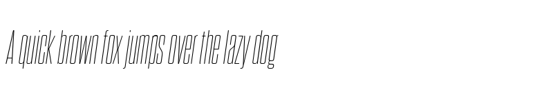 Preview of FONTSPRING DEMO - Dharma Gothic Rnd C Thin Italic font