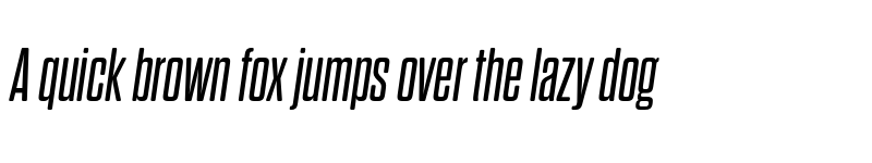 Preview of FONTSPRING DEMO - Dharma Gothic Rnd M Italic font