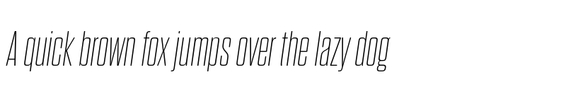 Preview of FONTSPRING DEMO - Dharma Gothic Rnd M Thin Italic font