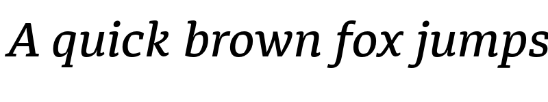 Preview of FONTSPRING DEMO - Diaria Pro Md Italic font