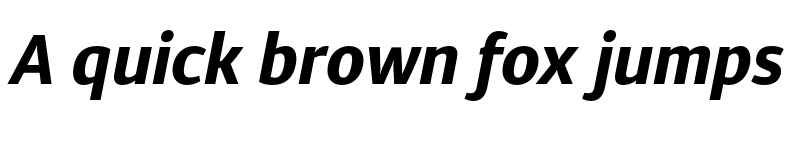 Preview of FONTSPRING DEMO - Diaria Sans Pro Bold Italic font