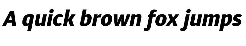 Preview of FONTSPRING DEMO - Diaria Sans Pro ExBd Italic font