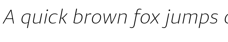 Preview of FONTSPRING DEMO - Diaria Sans Pro ExLt Italic font