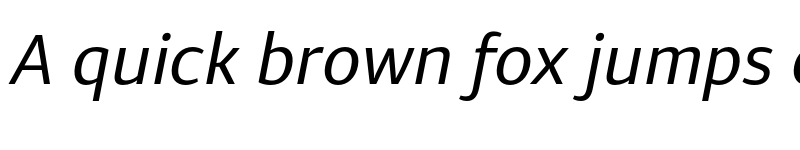 Preview of FONTSPRING DEMO - Diaria Sans Pro Italic font