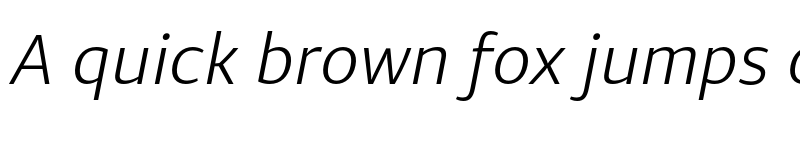 Preview of FONTSPRING DEMO - Diaria Sans Pro Lt Italic font