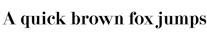 Preview of FONTSPRING DEMO - Didona Regular font