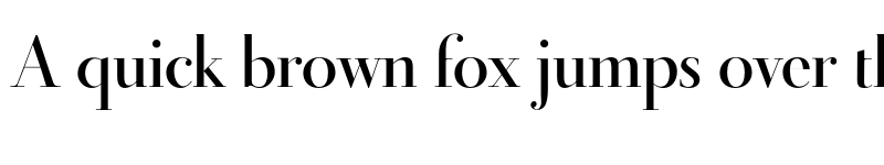 Preview of FONTSPRING DEMO - Didot Display Demi Regular font
