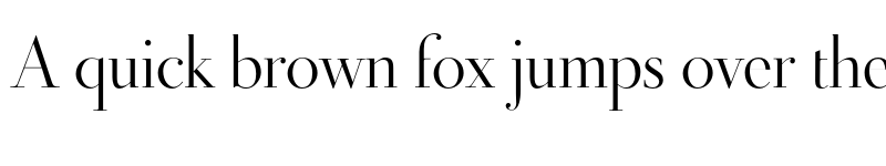 Preview of FONTSPRING DEMO - Didot Display Regular font