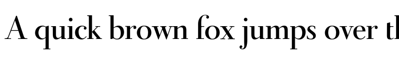 Preview of FONTSPRING DEMO - Didot Headline Demi Regular font