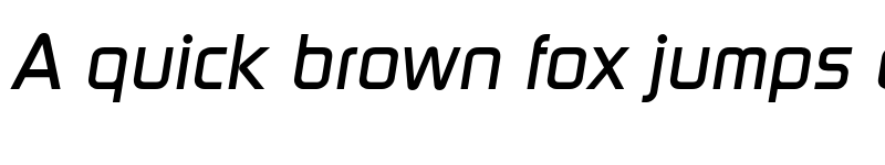 Preview of FONTSPRING DEMO - Digital Serial Bold Italic font