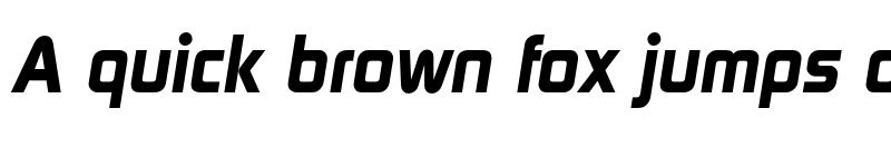 Preview of FONTSPRING DEMO - Digital Serial Xbold Italic font