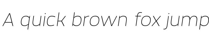 Preview of FONTSPRING DEMO - Dillan Thin Italic font