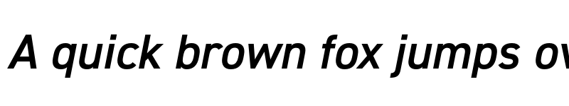 Preview of FONTSPRING DEMO - DIN 2014 Demi Italic font